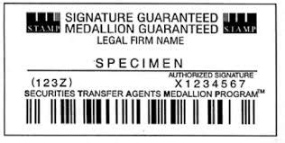 medallion guarantee stamp near me.